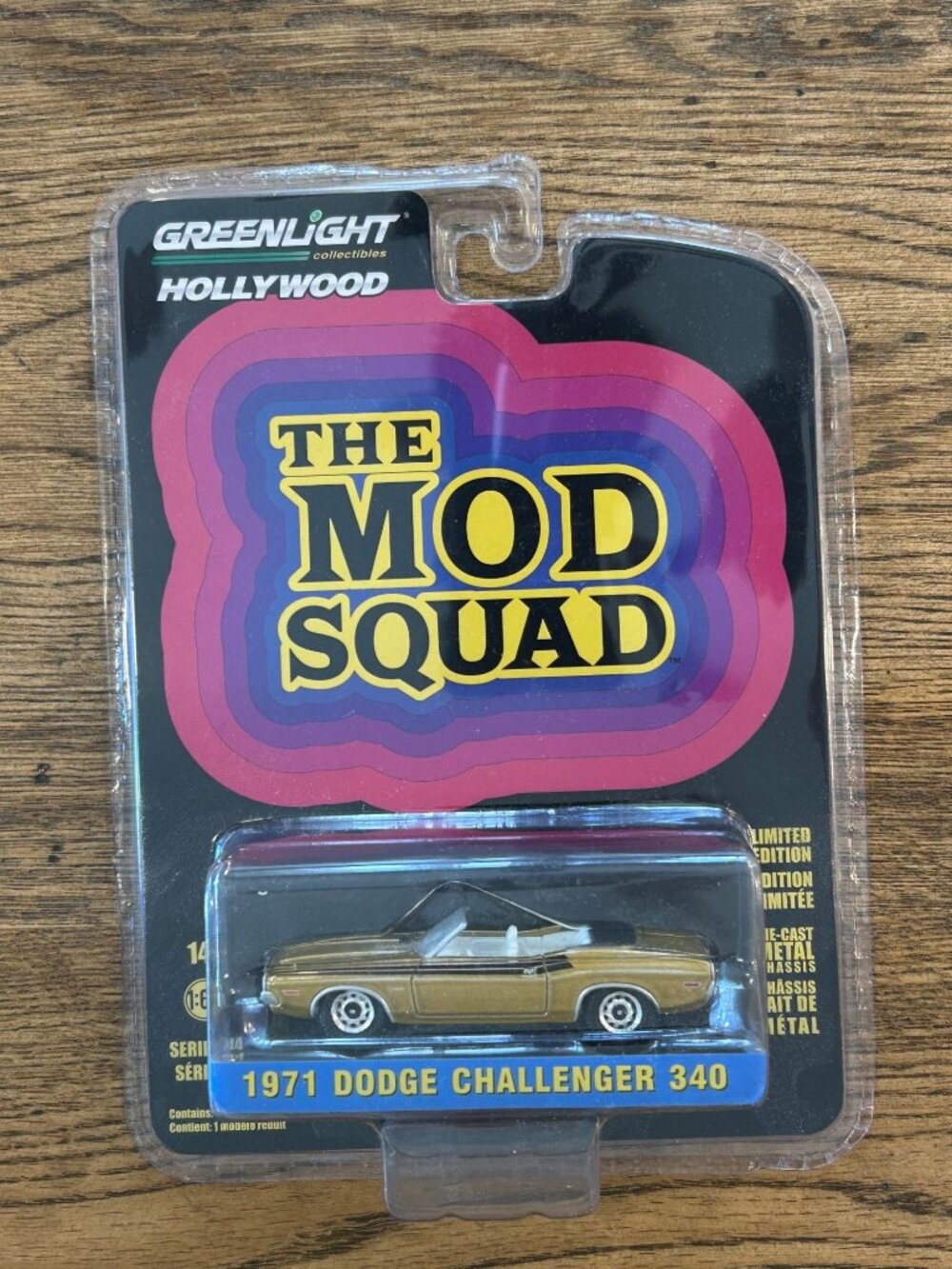 1971 Dodge Challenger 340 Die-Cast Model1:64 Scale The Mod Squad Series 34